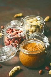 Peanut butter, crunchy, no salt
